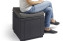 Pouffe aus Polyrattan CUBE (anthrazit) - Anthrazit