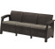 Gartensofa aus Polyrattan CORFU LOVE SEAT MAX (braun) - Dunkelbraun