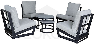 SETTLE Aluminium-Set für 4 Personen