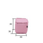 Gartenkinder-Textiltisch/Hocker MODULTEX KIDS (rosa)