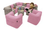 Kinder-Textil-Gartenstuhl MODULTEX KIDS (rosa)