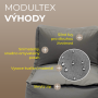 MODULTEX textile Modulliege (graubraun)