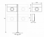 Briefkasten RADIUS DESIGN (LETTERMANN XXL STEHEND weiß 567E) weiß