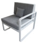 Ecklounge aus Aluminium GRENADA für 5 Personen